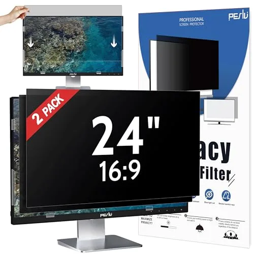 24″ Monitor Privacy Screen, 2-Pack
